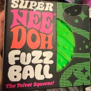 Large Super Nee Doh Fuzz Ball - Green
